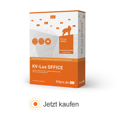 KV-Lux OFFICE für Vermittler, Vertriebe und Pools kaufen