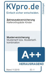 Zahnzusatzversicherung Kieferorthopädie für Kinder